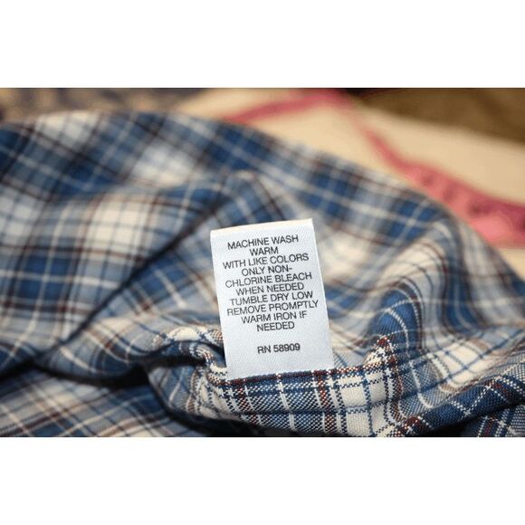 Cremieux Blue Plaid Button Down Shirt - Picture 6 of 8